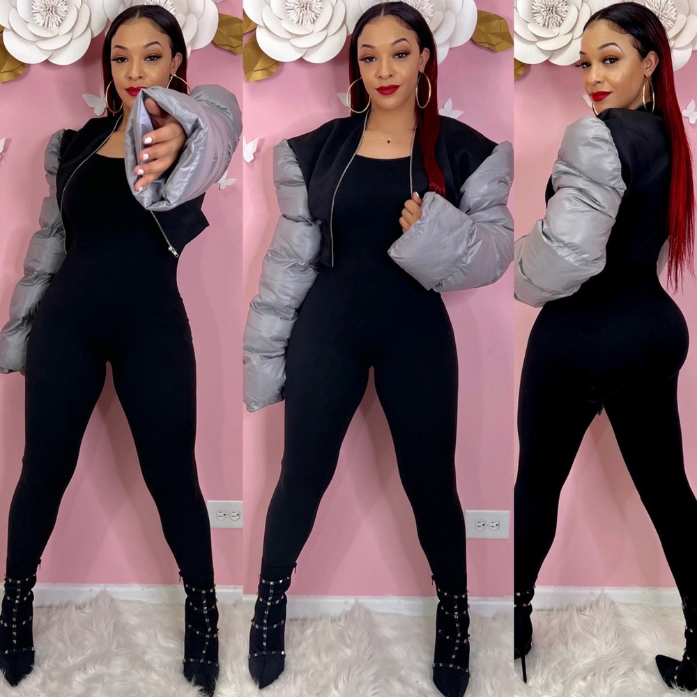 Woman’s Puffer Jacket- Gray